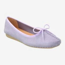 Clarks Art.  Freckle Ice Lilac Suede 26170961 4 - Purple