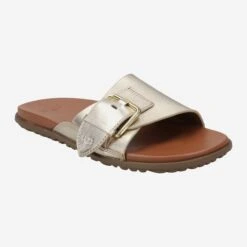 Ugg Art.  SOLIVAN BUCKLE SLIDE - Gold
